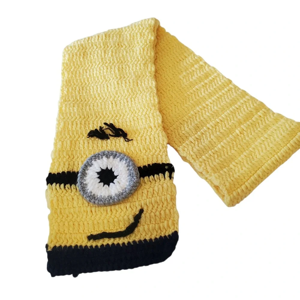 Handmade Crochet Minion Scarf 61